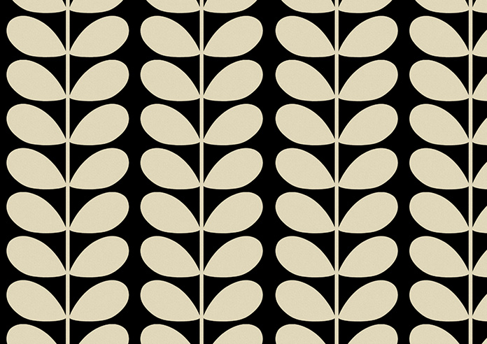 Orla Kiely Solid Stem, Black - Made to Measure Curtains - Image 8